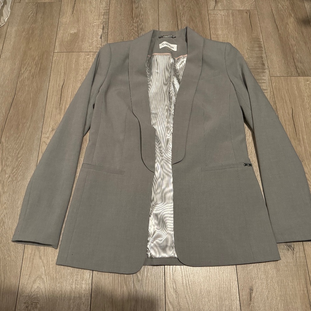 Calvin Klein light grey blazer